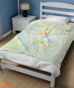 Happy Disney Peter Pan Tinker Bell Blanket Fleece Customized Blanket - Image 3