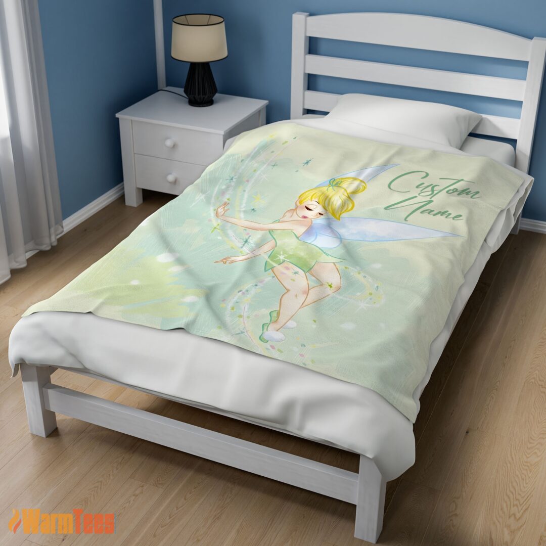 happy-disney-peter-pan-tinker-bell-blanket-fleece-customized-blanket-mk-02 Happy Disney Peter Pan Tinker Bell Blanket Fleece Customized Blanket - Image 3