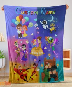 Happy Disney Pixar Cartoon All Story Velveteen Cute Blanket Fleece Customized Blanket