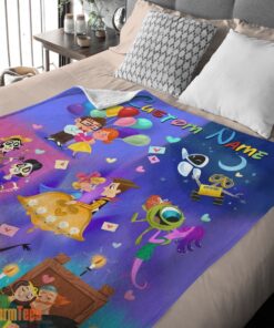 Happy Disney Pixar Cartoon All Story Velveteen Cute Blanket Fleece Customized Blanket - Image 2