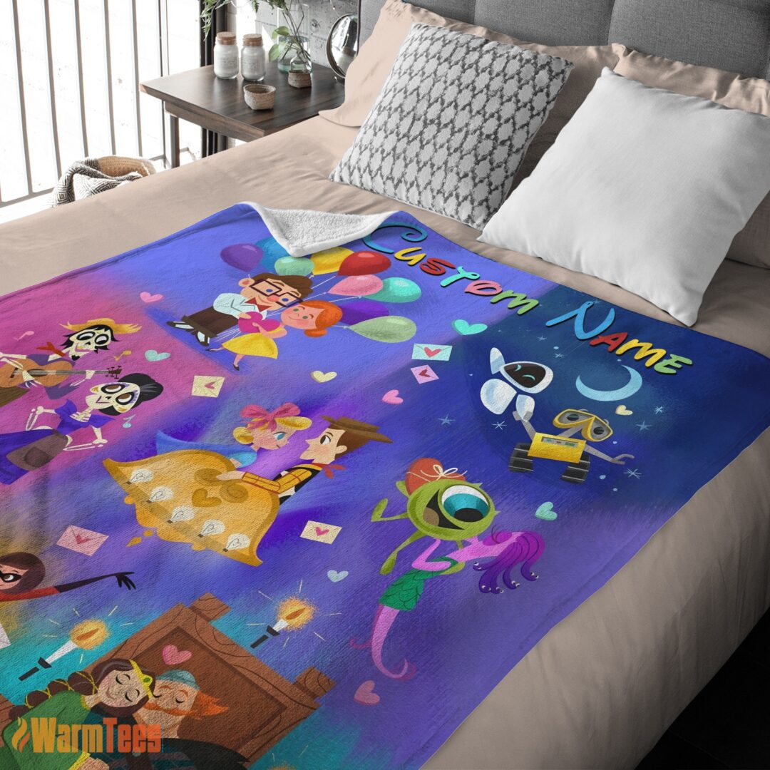 happy-disney-pixar-cartoon-all-story-velveteen-cute-blanket-fleece-customized-blanket-mk-03 Happy Disney Pixar Cartoon All Story Velveteen Cute Blanket Fleece Customized Blanket - Image 2