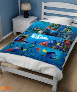 Happy Disney Pixar Cartoon Finding Nemo with Dory Velveteen Cute Blanket Fleece Customized Blanket - Image 3