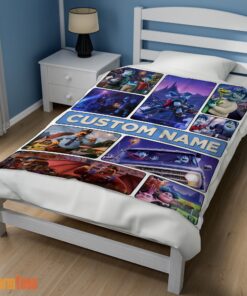 Happy Disney Pixar Onward Magical Journey Collage Blanket Fleece Customized Blanket - Image 3