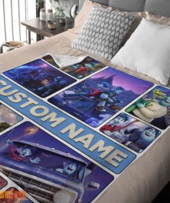 Happy Disney Pixar Onward Magical Journey Collage Blanket Fleece Customized Blanket - Image 2