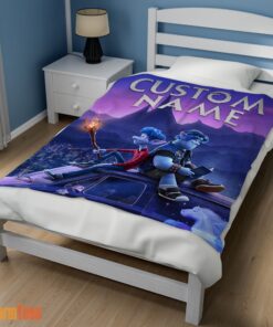 Happy Disney Pixar Onward Poster Blanket Fleece Customized Blanket - Image 3