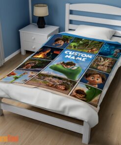 Happy Disney Pixar The Good Dinosaur Collage Poster Blanket Fleece Customized Blanket - Image 3