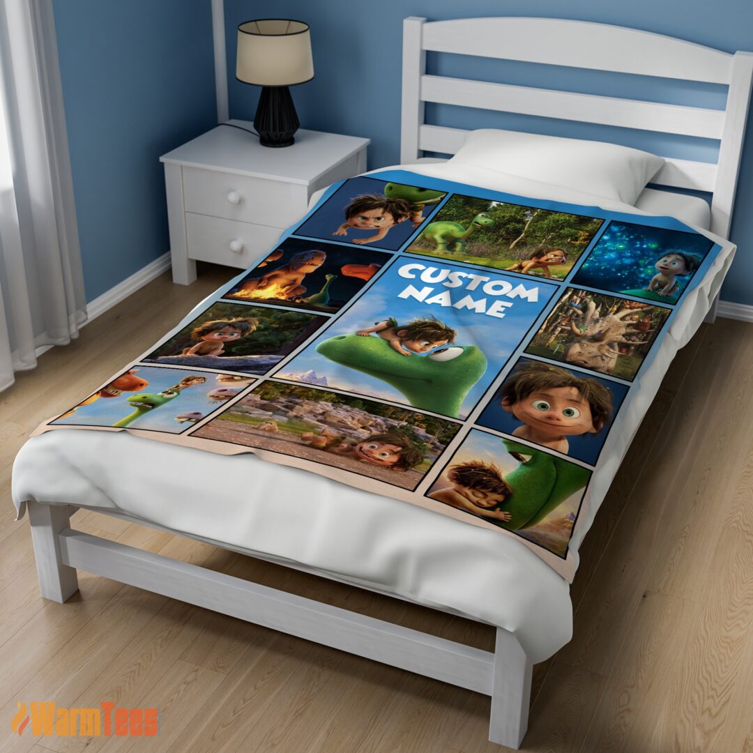 happy-disney-pixar-the-good-dinosaur-collage-poster-blanket-fleece-customized-blanket-mk-02 Happy Disney Pixar The Good Dinosaur Collage Poster Blanket Fleece Customized Blanket - Image 3