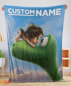 Happy Disney Pixar The Good Dinosaur Poster Blanket Fleece Customized Blanket