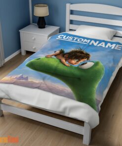 Happy Disney Pixar The Good Dinosaur Poster Blanket Fleece Customized Blanket - Image 3