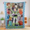 Happy Disney Pixar Toy Story Buzz Lightyear With Friends Blanket Fleece Customized Blanket