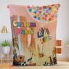 Happy Disney Pixar Up with our Balloons and Sky with House Movie Blanket – Customize Blanket