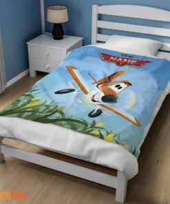 Happy Disney Planes Movie Dusty Crophopper Blanket Fleece Customized Blanket - Image 3