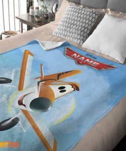 Happy Disney Planes Movie Dusty Crophopper Blanket Fleece Customized Blanket - Image 2