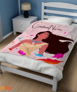Happy Disney Pocahontas Blanket Fleece Customized Blanket - Image 3