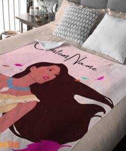 Happy Disney Pocahontas Blanket Fleece Customized Blanket - Image 2
