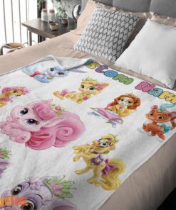 Happy Disney Princess Palace Pets Blanket Fleece Customized Blanket - Image 2