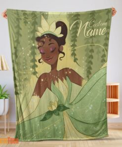 Happy Disney Princess Tiana Blanket Fleece Customized Blanket