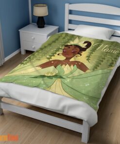 Happy Disney Princess Tiana Blanket Fleece Customized Blanket - Image 3