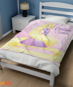 Happy Disney Rapunzel Blanket Fleece Customized Blanket - Image 3