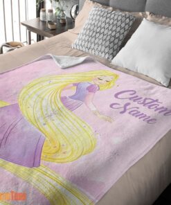 Happy Disney Rapunzel Blanket Fleece Customized Blanket - Image 2