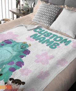Happy Disney Sulley & Boo Monsters Inc Blanket Fleece Customized Blanket - Image 2