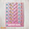 Happy Disney SuperKitties Squad Purr-fect Heroes Blanket Fleece Customized Blanket