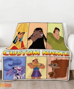 Happy Disney The Emperor's New Groove Blanket Fleece Customized Blanket - Image 2