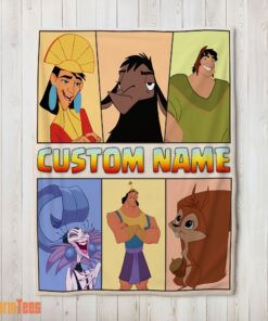 Happy Disney The Emperor's New Groove Blanket Fleece Customized Blanket