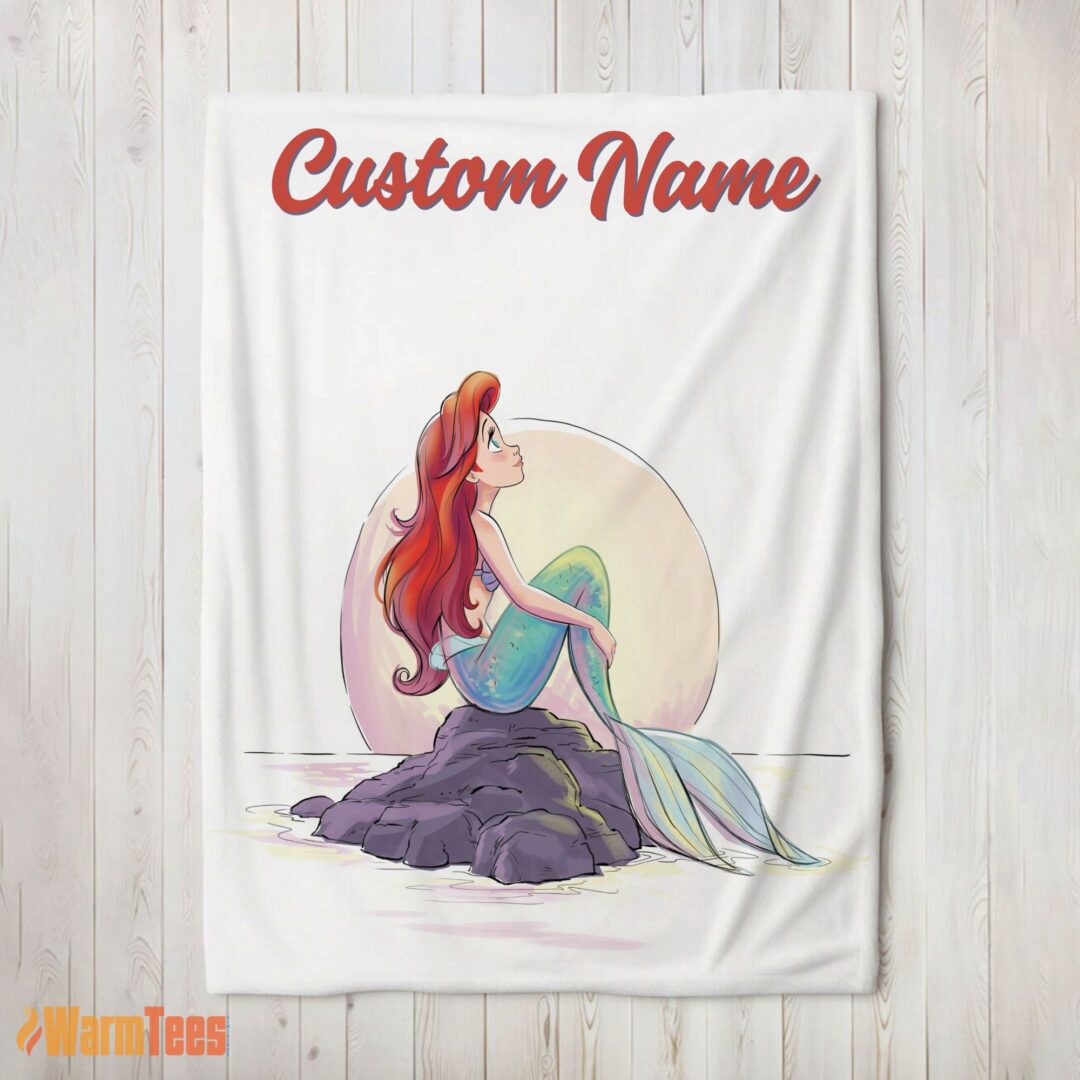 happy-disney-the-little-mermaid-delicate-and-painterly-blanket-fleece-customized-blanket-mk-02-1 Happy Disney The Little Mermaid Delicate And Painterly Blanket Fleece Customized Blanket