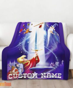 Happy Disney The Sword In The Stone Legendary Blanket Fleece Customized Blanket - Image 2