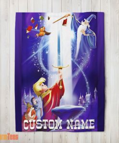 Happy Disney The Sword In The Stone Legendary Blanket Fleece Customized Blanket