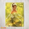 Happy Disney Tiana Princess The Princess and the Frog Blanket Fleece Customized Blanket
