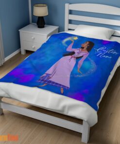 Happy Disney Wish Asha Princess Blanket Fleece Customized Blanket - Image 3