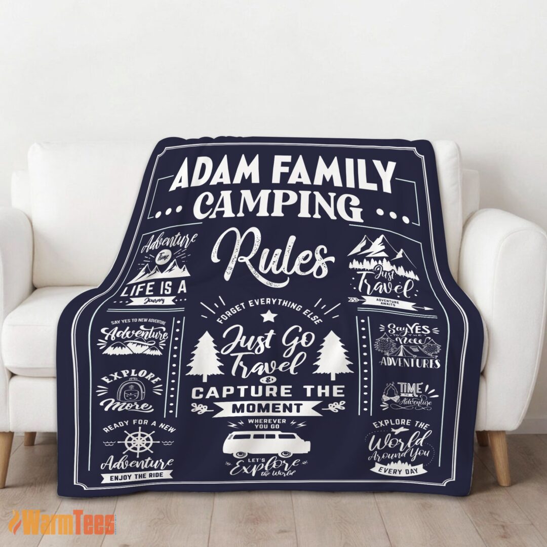 happy-family-camping-rulers-capture-the-moment-blanket-fleece-customized-blanket-mk-01 Happy Family Camping Rulers Capture The Moment Blanket Fleece Customized Blanket - Image 2