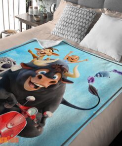 Happy Ferdinand's Wild Ride A Fun-Filled Adventure Blanket Fleece Customized Blanket - Image 2