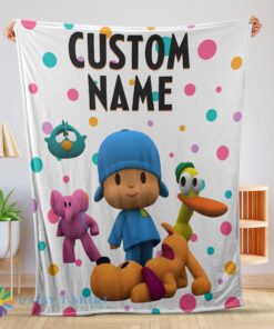 Happy Hot Pocoyo And Friends Blanket Fleece Customized Blanket