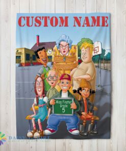 Happy Hot Recess Cartoon Miss Finster Grade 5 Blanket Fleece Customized Blanket