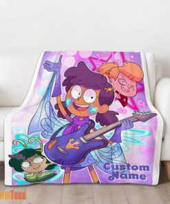 Happy It's No Big Deal Amphibia Blanket Fleece Customized Blanket - Image 2