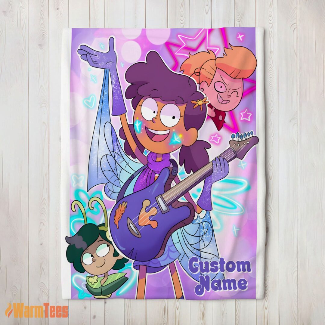 happy-its-no-big-deal-amphibia-blanket-fleece-customized-blanket-mk-02-1 Happy It's No Big Deal Amphibia Blanket Fleece Customized Blanket