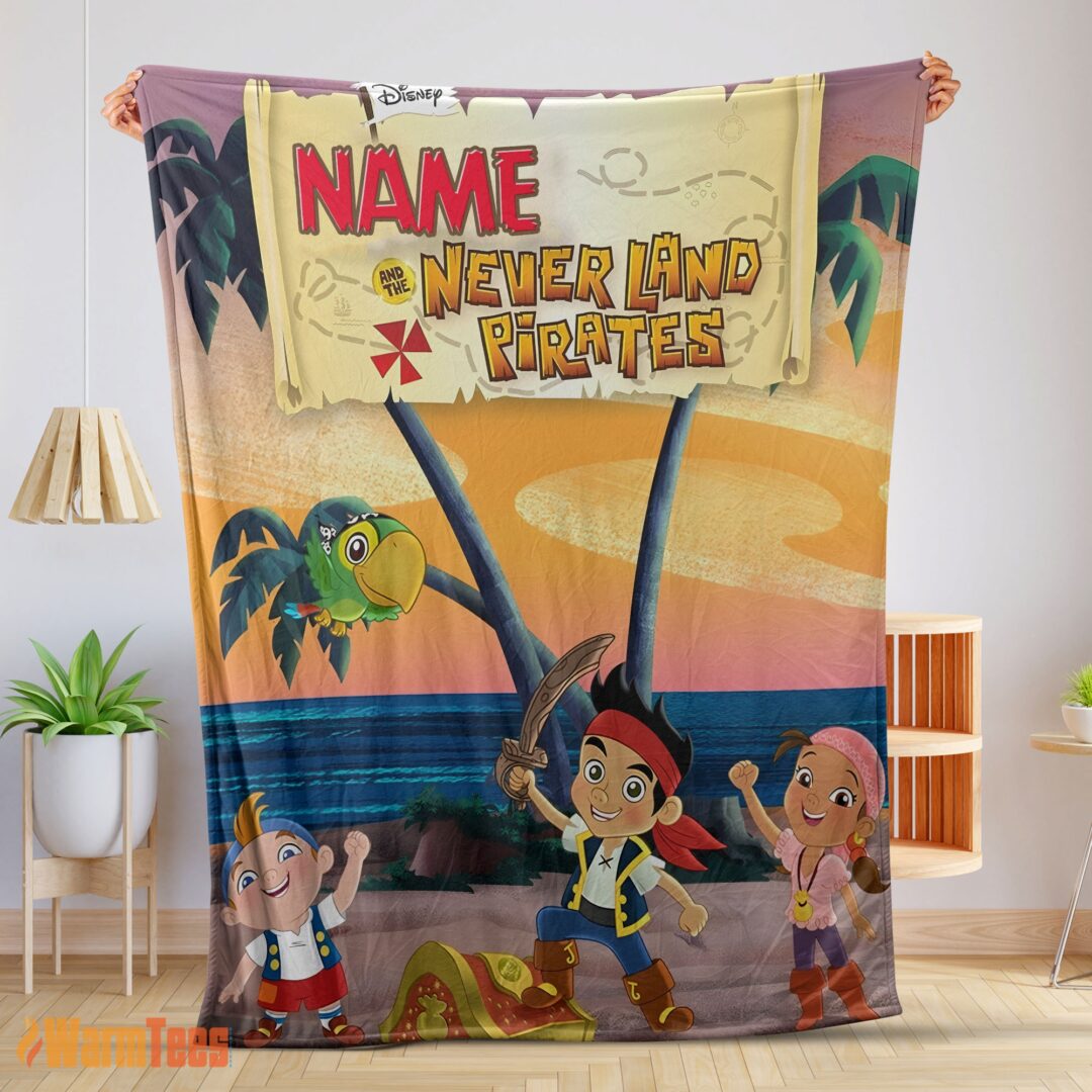 happy-jake-and-the-never-land-pirates-blanket-fleece-customized-blanket-mk-01 Happy Jake and the Never Land Pirates Blanket Fleece Customized Blanket