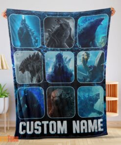 Happy King Of The Monsters Godzilla Blanket Fleece Customized Blanket