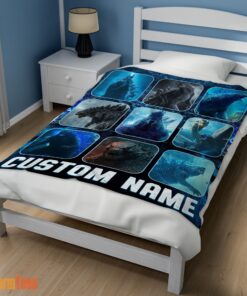 Happy King Of The Monsters Godzilla Blanket Fleece Customized Blanket - Image 3