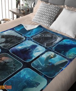 Happy King Of The Monsters Godzilla Blanket Fleece Customized Blanket - Image 2