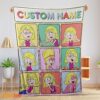 Happy Lizzie Mcguire Cartoon Character Blanket Fleece Customized Blanket
