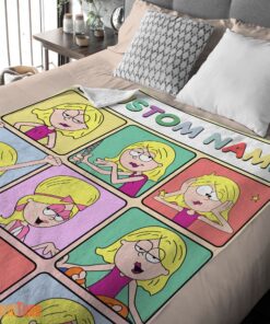 Happy Lizzie Mcguire Cartoon Character Blanket Fleece Customized Blanket - Image 2