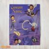 Happy Luz Noceda With King And Eda Clawthorne The Owl House Blanket Fleece Customized Blanket