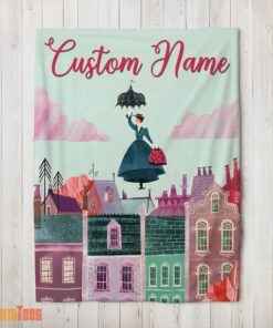 Happy Mary Poppins Film Classic Movie Blanket Fleece Customized Blanket