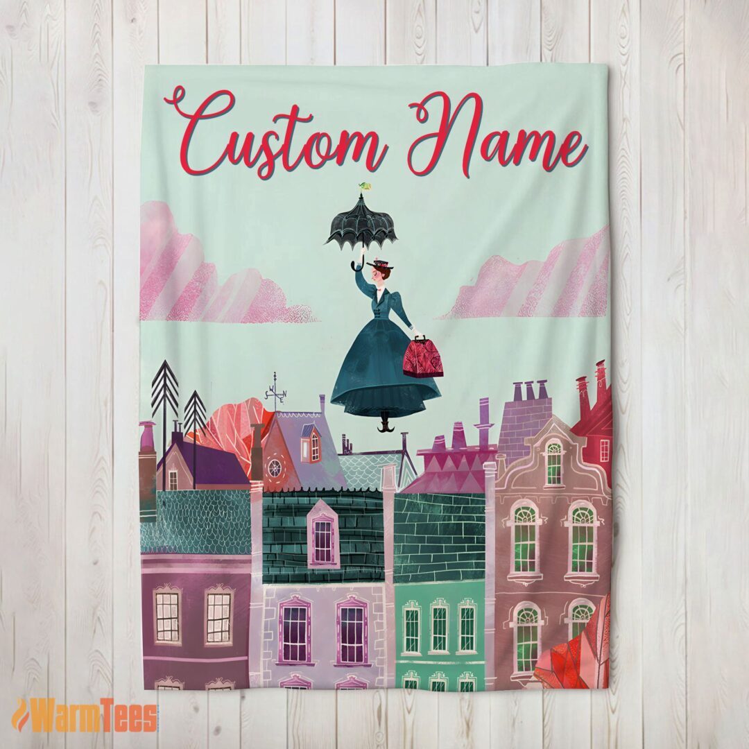 happy-mary-poppins-film-classic-movie-blanket-fleece-customized-blanket-mk-02 Happy Mary Poppins Film Classic Movie Blanket Fleece Customized Blanket
