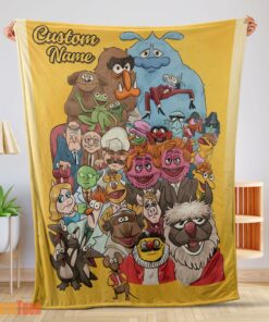 Happy Muppet Show Characters Blanket Fleece Customized Blanket