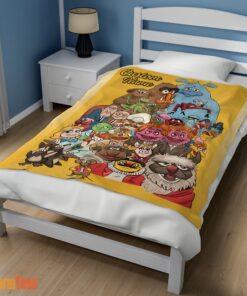 Happy Muppet Show Characters Blanket Fleece Customized Blanket - Image 3